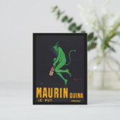 Maurin Quina Absinthe Postkarte (Stehend Vorderseite)