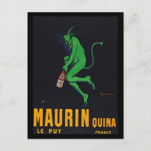 Maurin Quina Absinthe Postkarte
