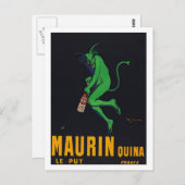 Maurin Quina Absinthe Postkarte (Vorne/Hinten)