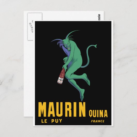 Maurin Quina - Cappiello 1906 - Wermut Apertif Postkarte (Vorne/Hinten)