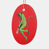 Maurin Quina Green Devil Keramik Ornament (Links)