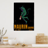 Maurin Quina Green Devil von Cappiello Poster (Küche)