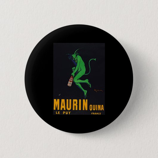 Maurin Quina Wermut Button (Vorderseite)