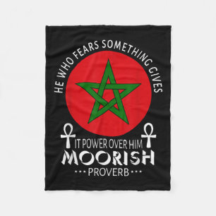 Maurische Amerikaner, die fürchten, Moors islamisc Fleecedecke