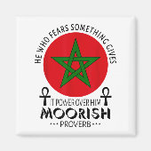 Maurische Amerikaner, die fürchten, Moors islamisc Magnet (Vorne)