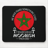 Maurische Amerikaner, die fürchten, Moors islamisc Mousepad (Vorne)