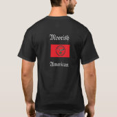 maurische amerikanische Flagge T-Shirt (Rückseite)