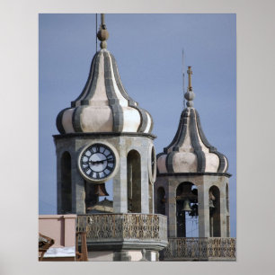 maurische Architektur von La Orotava, Teneriffa Poster