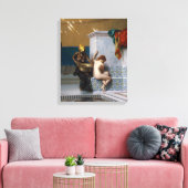Maurische Bath | Jean-Lé zu Gé rô mich | Leinwanddruck (Insitu (Wohnzimmer))