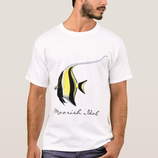 Maurische Idol-Aquarium-Fisch-kundengerechter T - T-Shirt (Vorderseite)