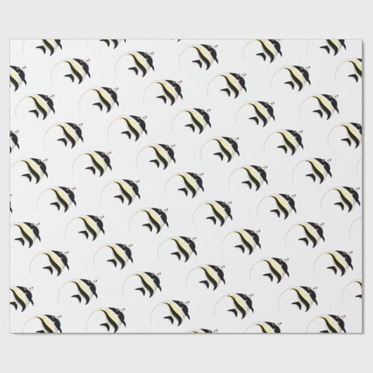 Maurische Idol-Fische Geschenkpapier (Flach)
