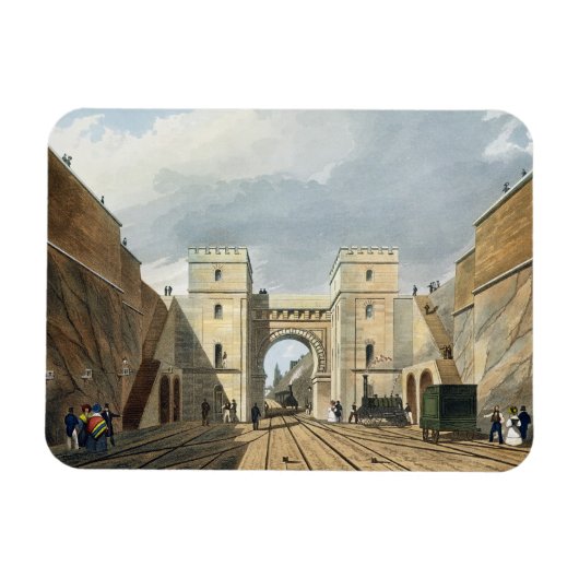 Maurischer Bogen, Blick vom Tunnel, Platte 10 für Magnet (Horizontal)