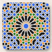 Maurischer Fliese Korken-Untersetzer Getränkeuntersetzer (Vorderseite)