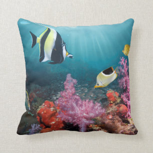Maurisches Idol der Korallenriff-Landschafts-  Kissen