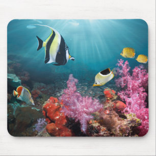 Maurisches Idol der Korallenriff-Landschafts- Mousepad