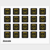 Mauritania Emblem Quadratischer Aufkleber (Blatt)