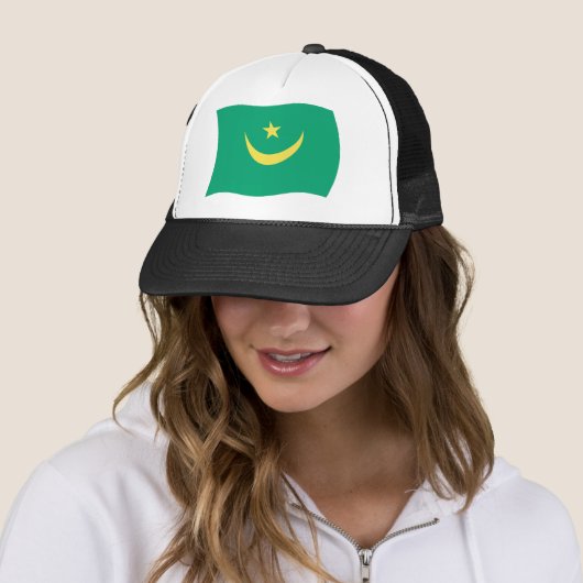 Mauritania Flag Hat Truckerkappe (Beispiel)