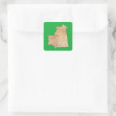 Mauritania Map Sticker (Tasche)