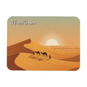 Mauritanische Wüsten-Dünen-Kamel Magnet