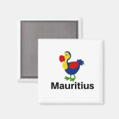 Mauritian Dodo Bird Bright und farbenfroh Magnet (Vorderseite/Rückseite)