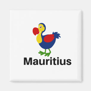 Mauritian Dodo Bird Bright und farbenfroh Magnet