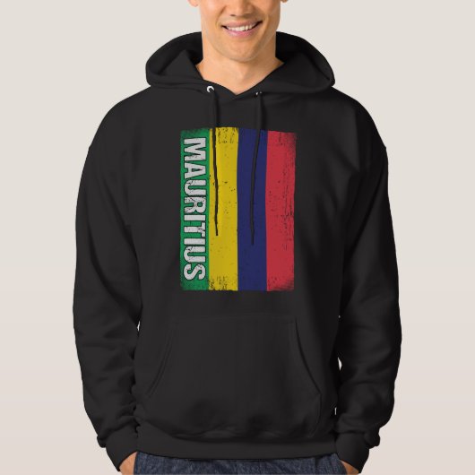 Mauritian Flag Mauritius Hoodie (Vorderseite)