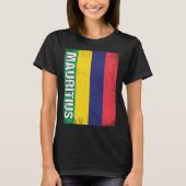 Mauritian Flag Mauritius T-Shirt (Vorderseite)