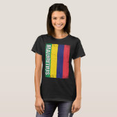 Mauritian Flag Mauritius T-Shirt (Vorne ganz)