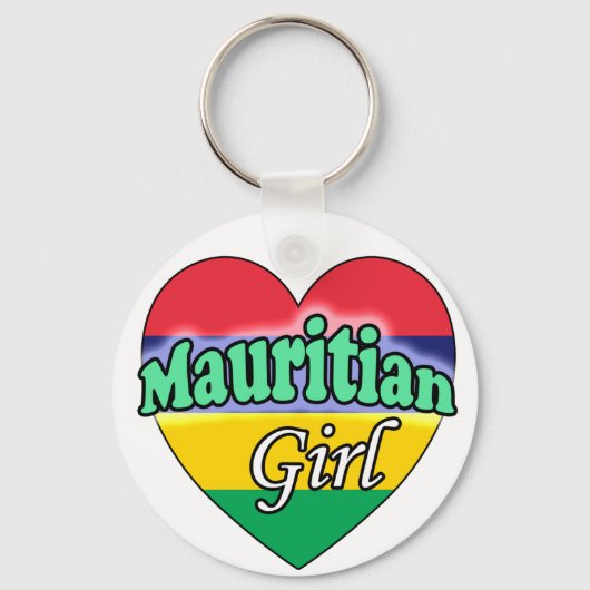 Mauritian Girl Schlüsselanhänger (Vorderseite)