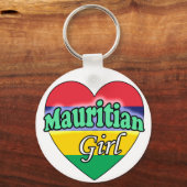 Mauritian Girl Schlüsselanhänger (Vorderseite)