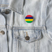 Mauritianische Flagge, Flagge von Mauritius Button (Beispiel)