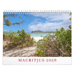Mauritius 2026 calendar kalender