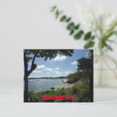 Mauritius Beach Postcard Postkarte (Stehend Vorderseite)