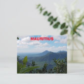 Mauritius Berglandschaft Postkarte (Stehend Vorderseite)