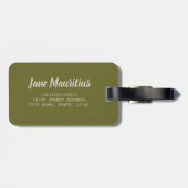 Mauritius Black River Gorges Gepäckanhänger (Rückseite horizontal)