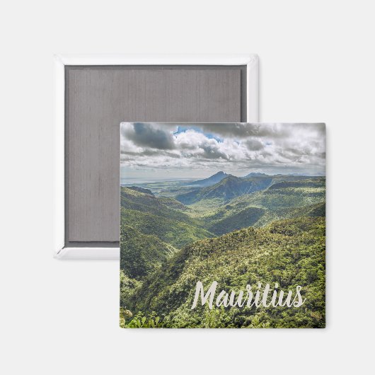 Mauritius Black River Gorges Magnet (Vorderseite/Rückseite)