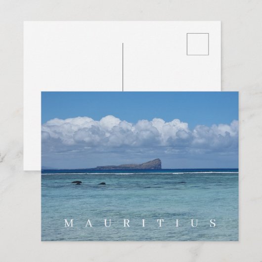 Mauritius Coin de Mire View Postkarte (Vorne/Hinten)