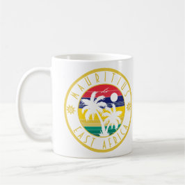 Mauritius East Africa Retro Sunset Souvenirs 60er Kaffeetasse