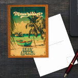 Mauritius East Africa Vintag Palm Trees Souvenirs Postkarte<br><div class="desc">Das Stranddesign von Mauritius Ostafrika ist ein großartiges Weihnachts- oder Geburtstagsgeschenk für Fans von Mauritius Stränden und der Pazifikküste. Das niedliche Sommervibes-Design ist ein perfektes Geschenk für Reisende und tropische Urlauber.</div>