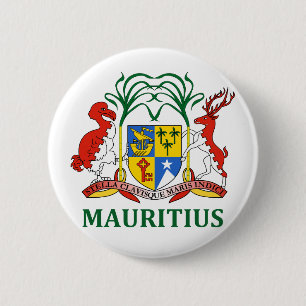 Mauritius - Emblem/Flagge/Wappen/Symbol Button