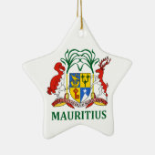 Mauritius - Emblem/Flagge/Wappen/Symbol Keramikornament (Rechts)