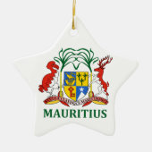 Mauritius - Emblem/Flagge/Wappen/Symbol Keramikornament (Vorne)