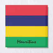 Mauritius Fahne & Afrika Urlaubs-/Sportfans Magnet