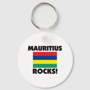 Mauritius-Felsen Schlüsselanhänger