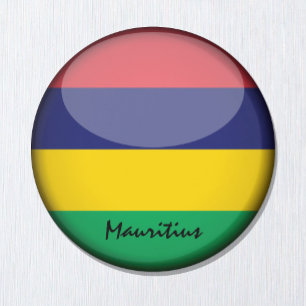 Mauritius flag& afrikanisch - Reise-/Sportfans Magnet