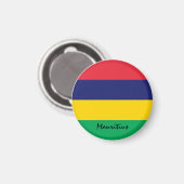 Mauritius flag& afrikanisch - Reise-/Sportfans Magnet (Vorderseite/Rückseite)