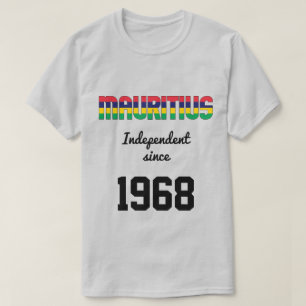Mauritius Flag Independence Celebration T-Shirt