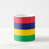 Mauritius Flag Keramik Tasse (Mittel)