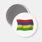 Mauritius Flag Magnet (Vorderseite/Rückseite)