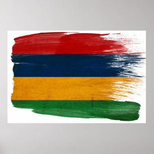 Mauritius Flag Posters Poster